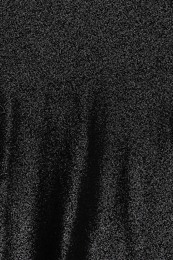 Kauluspaitatyylinen pitkähihainen, LENZING™ ECOVERO™, BLACK, detail image number 4