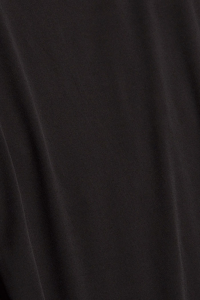 Jersey jumpsuit met wijde pijpen, BLACK, detail image number 4