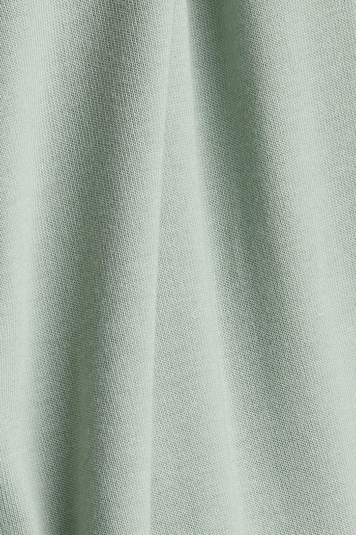 Gerecycled: gebreide broek met kortere pijpen, LEAF GREEN, detail image number 4