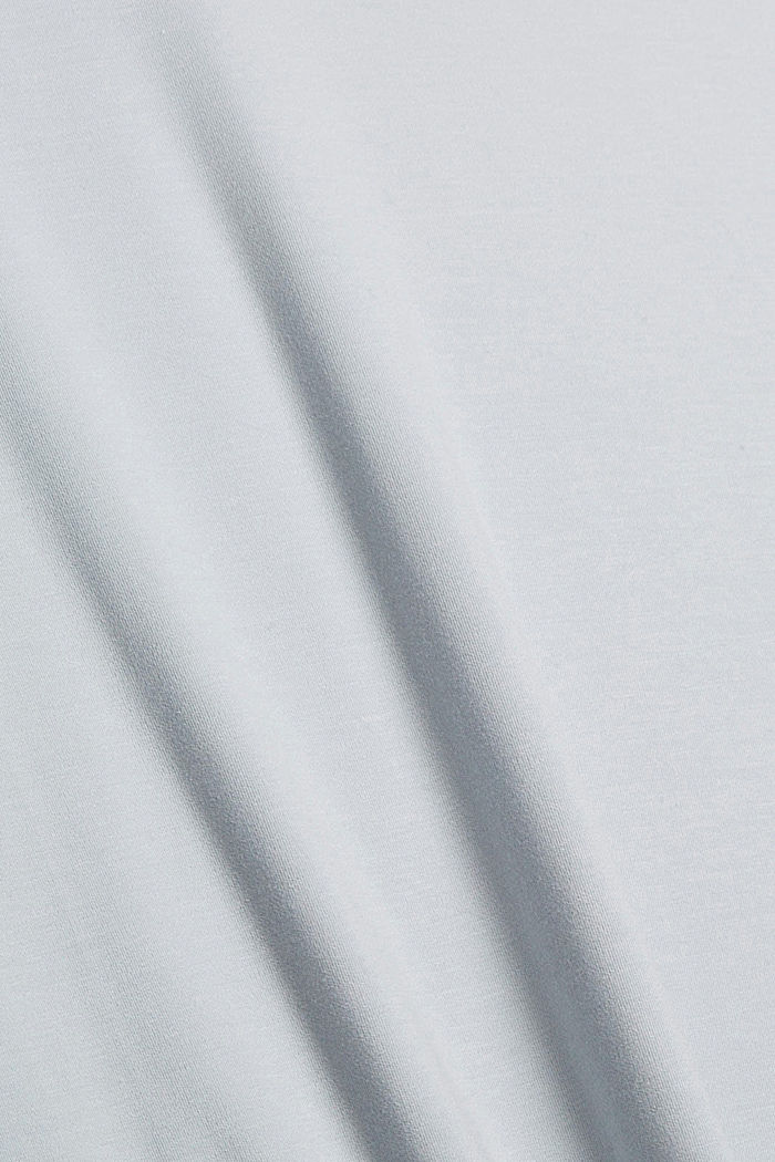 TENCEL™: Jerseyshirt mit Rollkragen, PASTEL GREY, detail image number 4