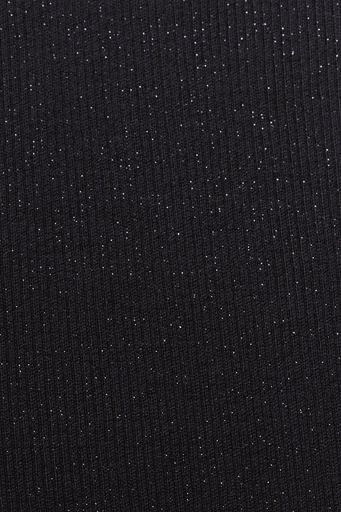 閃亮針織長褲, BLACK, detail-asia image number 5