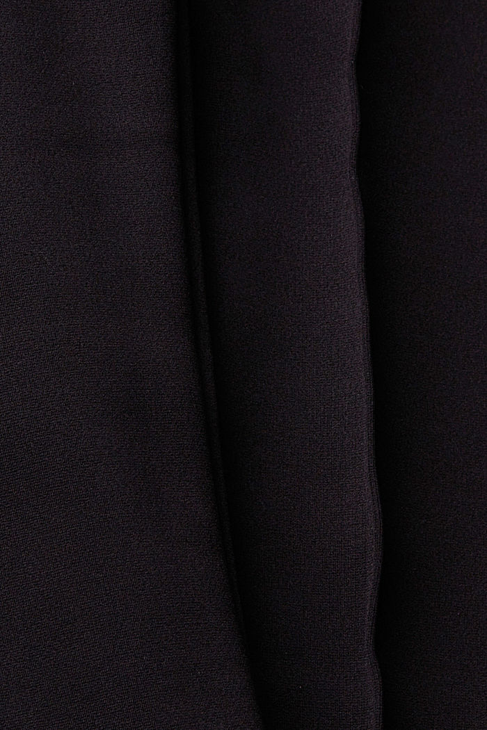 九分喇叭褲, 黑色, detail-asia image number 5