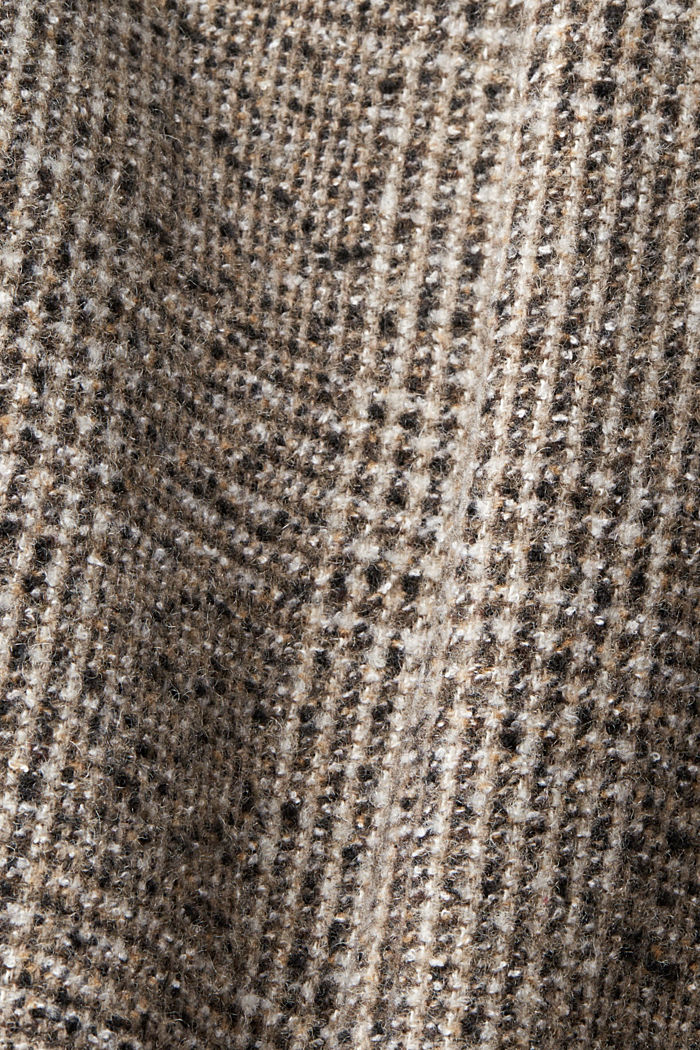 羊毛混紡長褲, 黑色, detail-asia image number 5