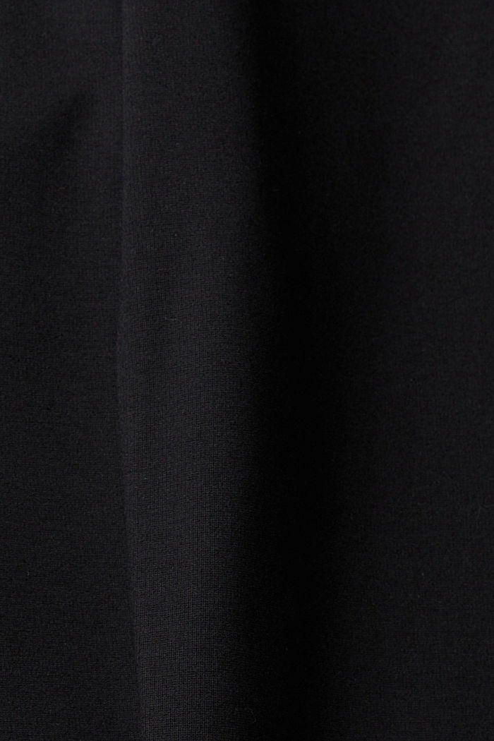 Split hem trousers with zip, BLACK, detail-asia image number 6