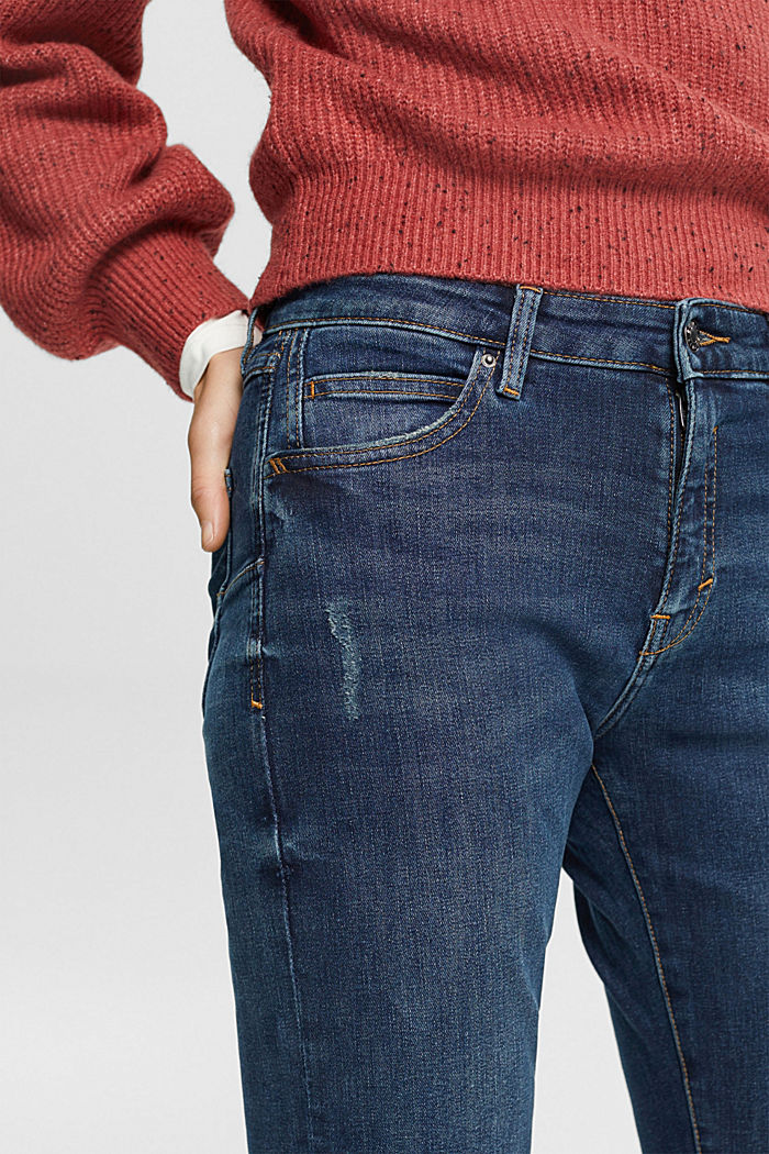 Straight leg jeans, BLUE DARK WASHED, detail-asia image number 2