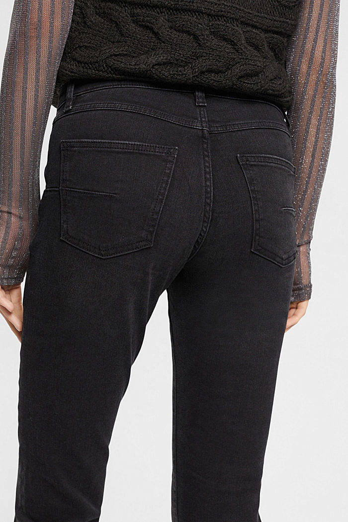 Straight leg jeans, BLACK DARK WASHED, detail-asia image number 4