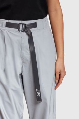 High-rise buckle waisted joggers, GUNMETAL, detail-asia image number 2