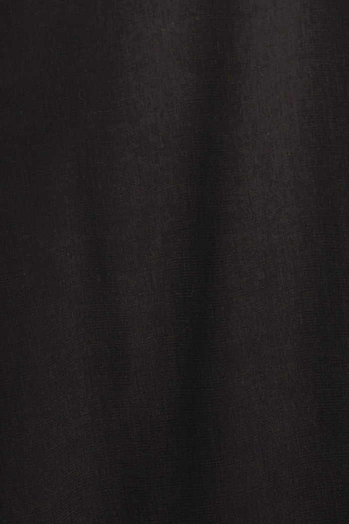 立領女衫, 黑色, detail-asia image number 5