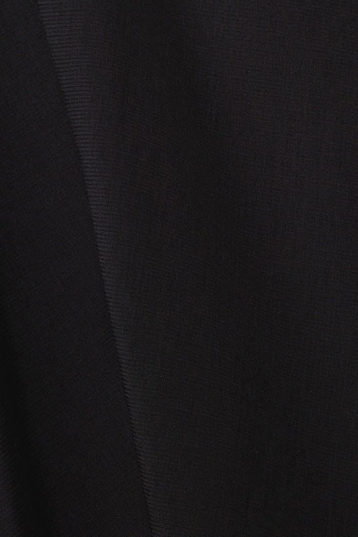 抽褶細節女裝上衣，LENZING™ ECOVERO™, 黑色, detail-asia image number 5