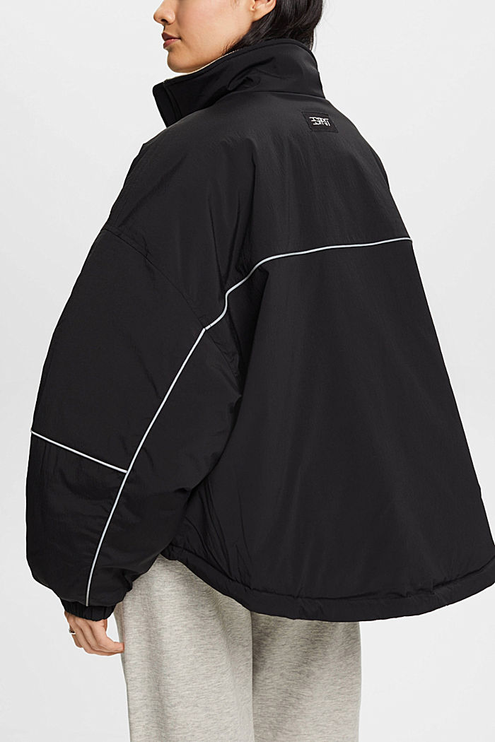Short puffer jacket, BLACK, detail-asia image number 3