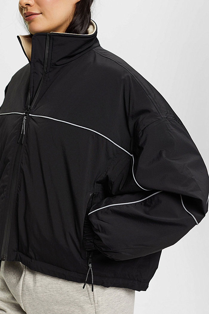 Short puffer jacket, BLACK, detail-asia image number 2
