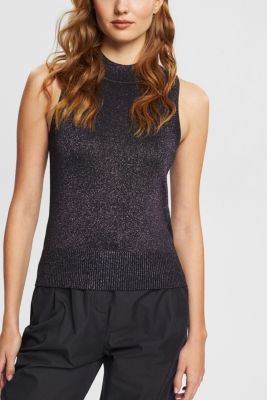 Shop the Latest in Women's Fashion Recycled Glitter tank top ESPRIT