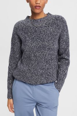 Mouliné knitted jumper