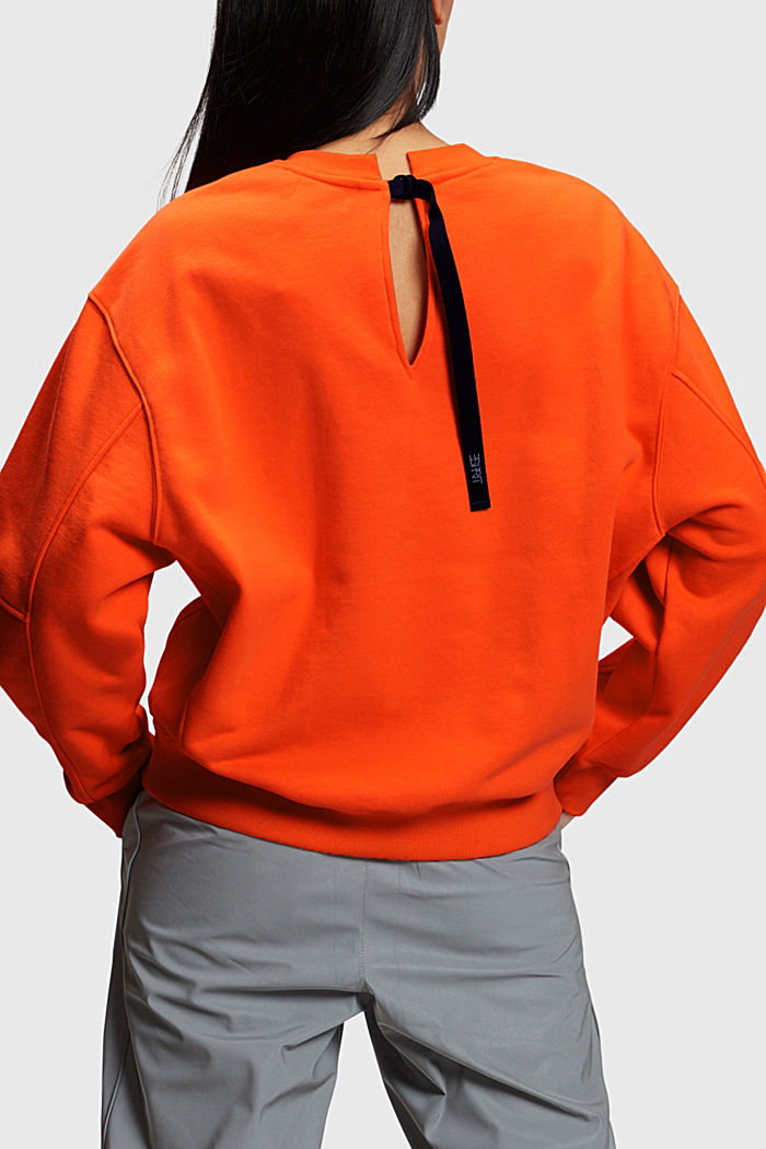 超大廓形LOGO衛衣, 橙紅色, detail-asia image number 1