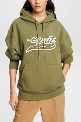 Logo print hoodie
