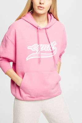 Logo print hoodie