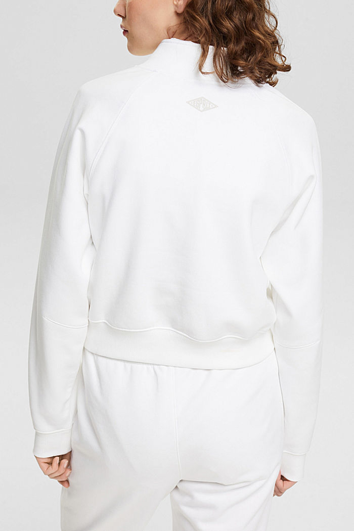 Half-zip sweatshirt, WHITE, detail-asia image number 1