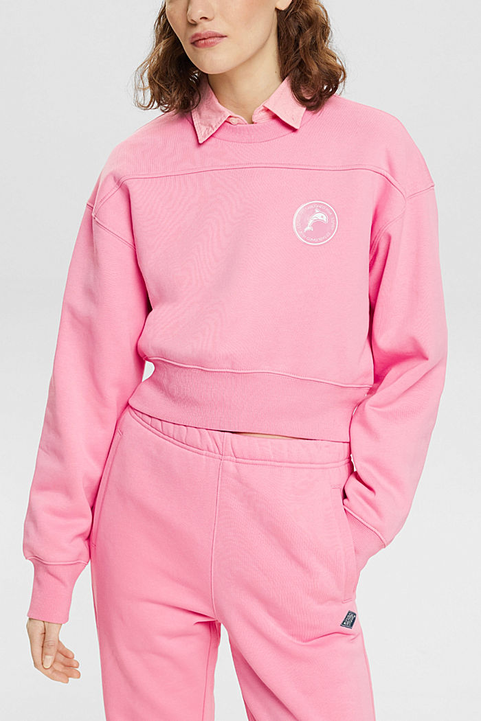 ‌短款衛衣, 粉紅色, detail-asia image number 0