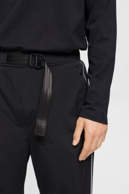 High-rise tapered fit track pants, BLACK, detail-asia image number 2