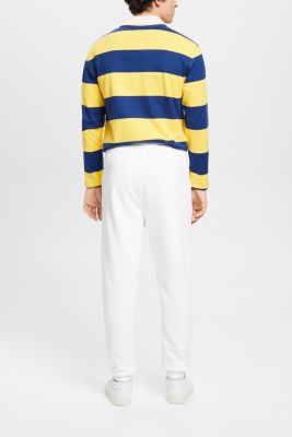 Joggers with logo print, WHITE, detail-asia image number 3