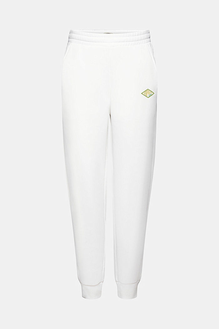 Joggers with logo print, WHITE, detail-asia image number 7