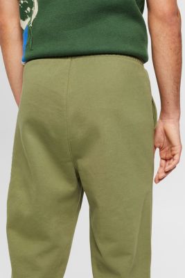 Joggers with logo print, OLIVE, detail-asia image number 4