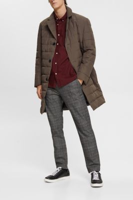 Button down cotton shirt, BORDEAUX RED, detail-asia image number 1