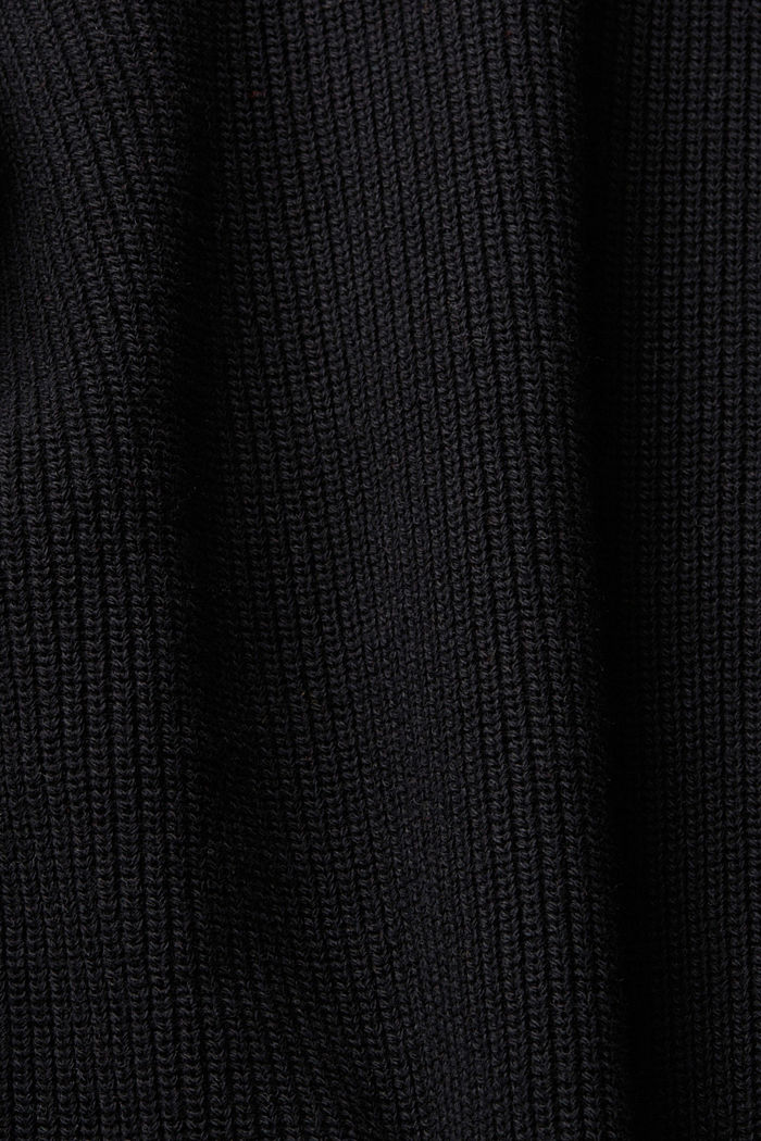 청키 니트 롤 넥 점퍼, BLACK, detail-asia image number 5