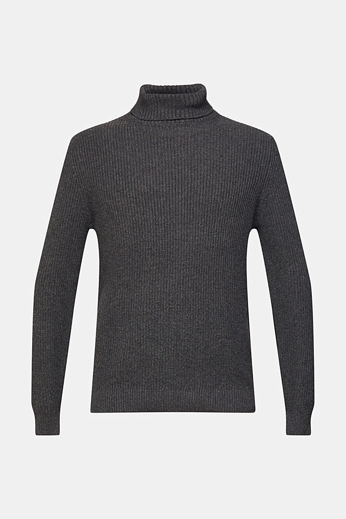 Chunky knit roll neck jumper