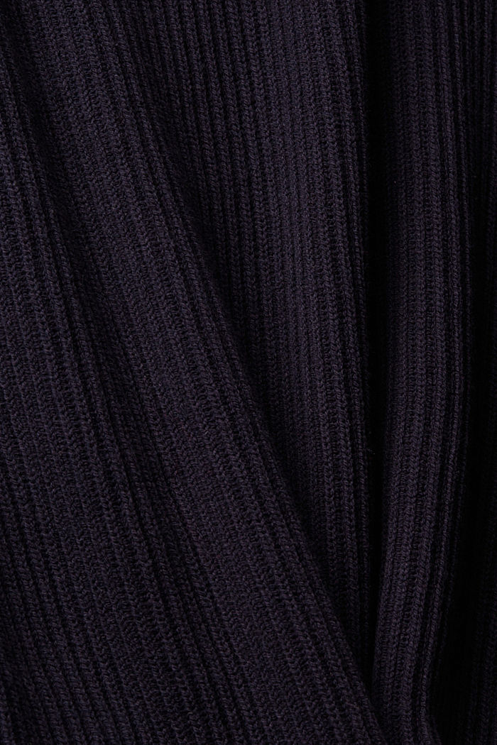 帶色塊細節的羅紋針織套頭衫, 海軍藍, detail-asia image number 5