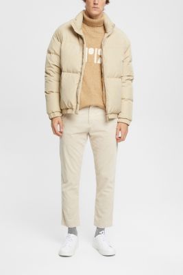 로고가 있는 롤넥 오버사이즈 점퍼, KHAKI BEIGE, detail-asia image number 1