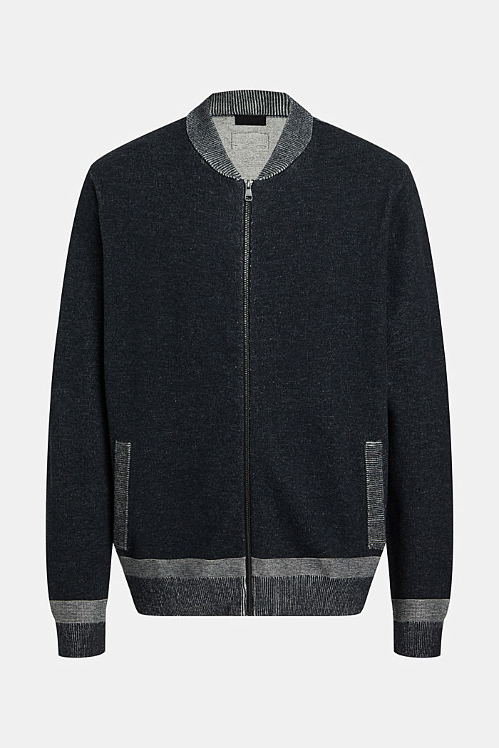 Sweater jacket, BLACK, detail-asia image number 4