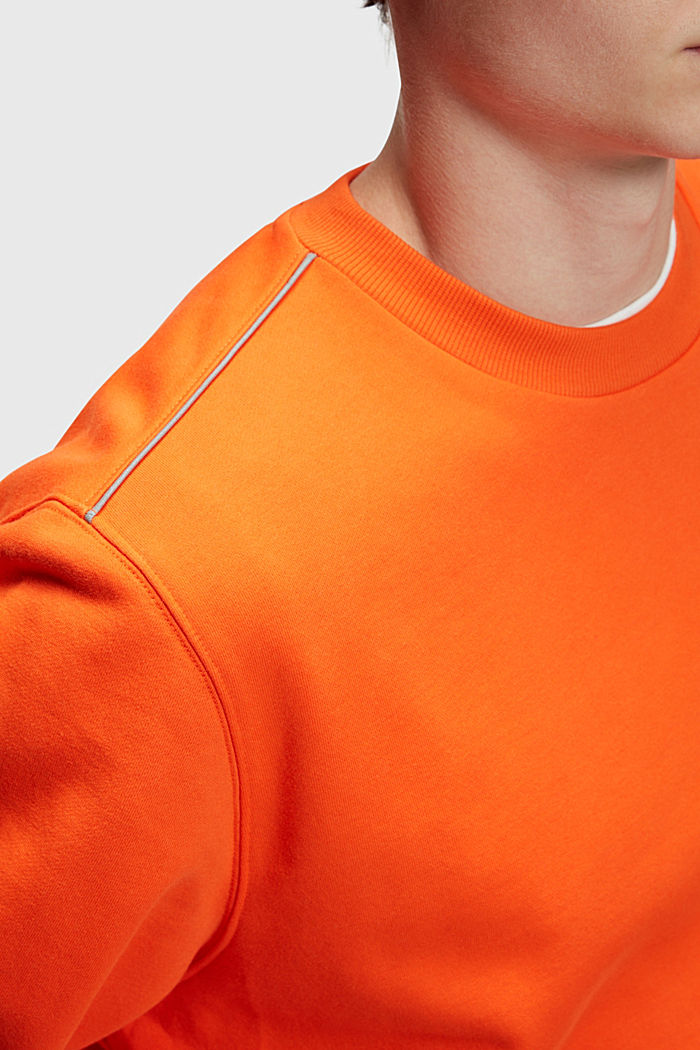 超大廓形LOGO衛衣, 橙紅色, detail-asia image number 3