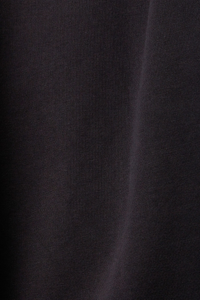 Logo print sweatshirt, BLACK, detail-asia image number 5