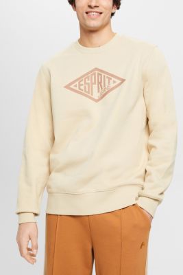 Logo print sweatshirt, BEIGE 2, detail-asia image number 0