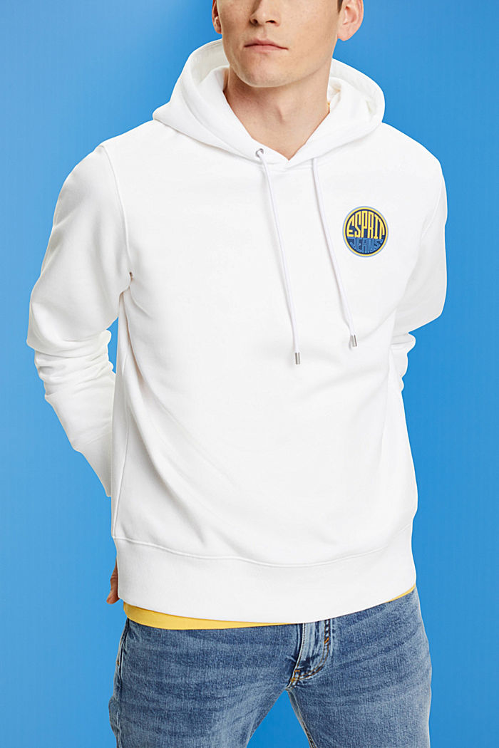 Sweatshirt with logo print, WHITE, detail-asia image number 0