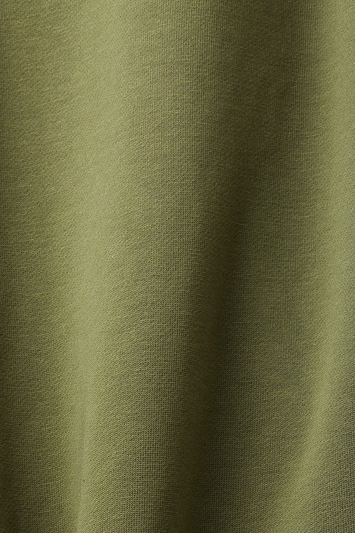 ‌背面LOGO印花衛衣, 橄欖綠, detail-asia image number 4