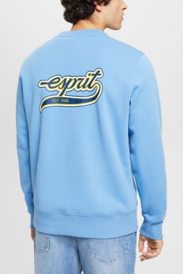 Sweatshirt with logo print on the back, LIGHT BLUE LAVENDER, detail-asia image number 3