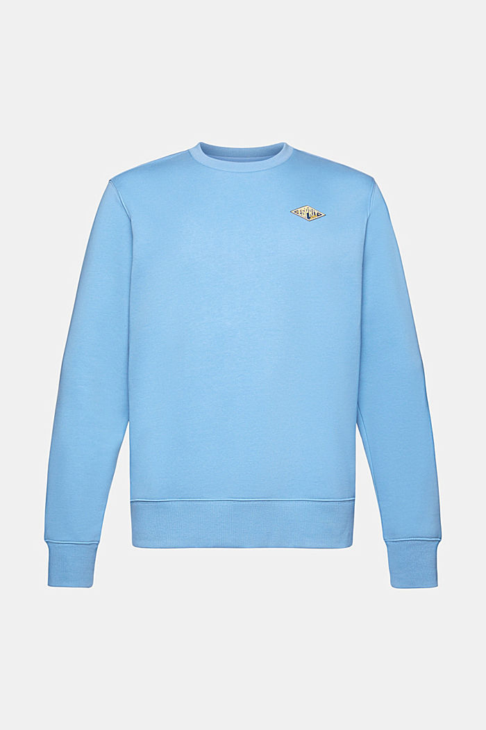 Sweatshirt with logo print on the back, LIGHT BLUE LAVENDER, detail-asia image number 6