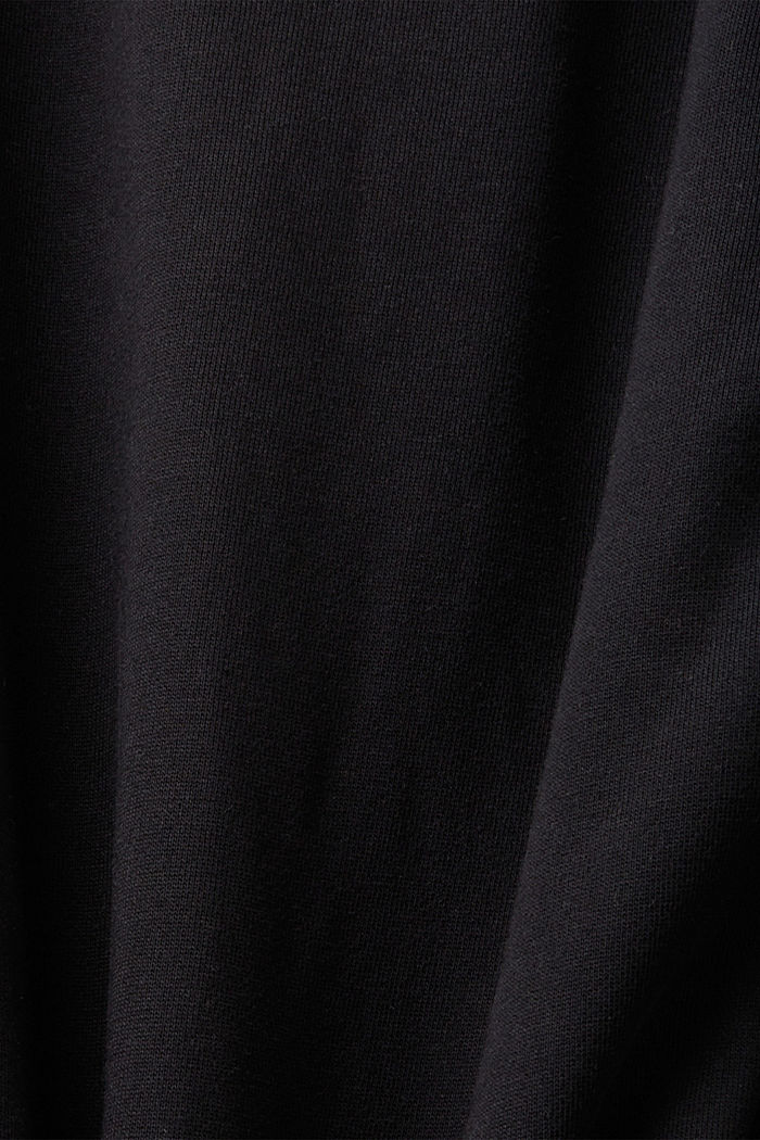 Full-length zip hoodie, BLACK, detail-asia image number 5