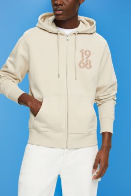 Full-length zip hoodie
