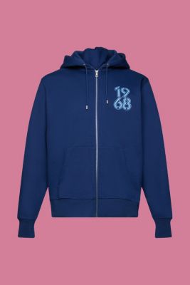Full-length zip hoodie