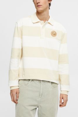 Striped rugby polo