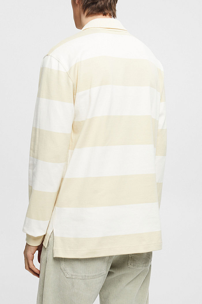 條紋橄欖球POLO衫, 白色, detail-asia image number 1