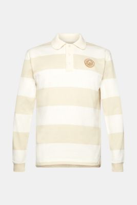 Striped rugby polo, OFF WHITE, detail-asia image number 6