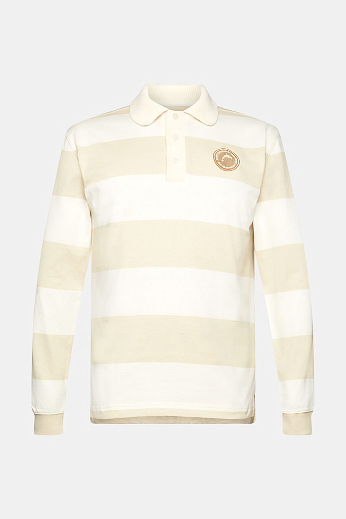 Striped rugby polo, OFF WHITE, detail-asia image number 6