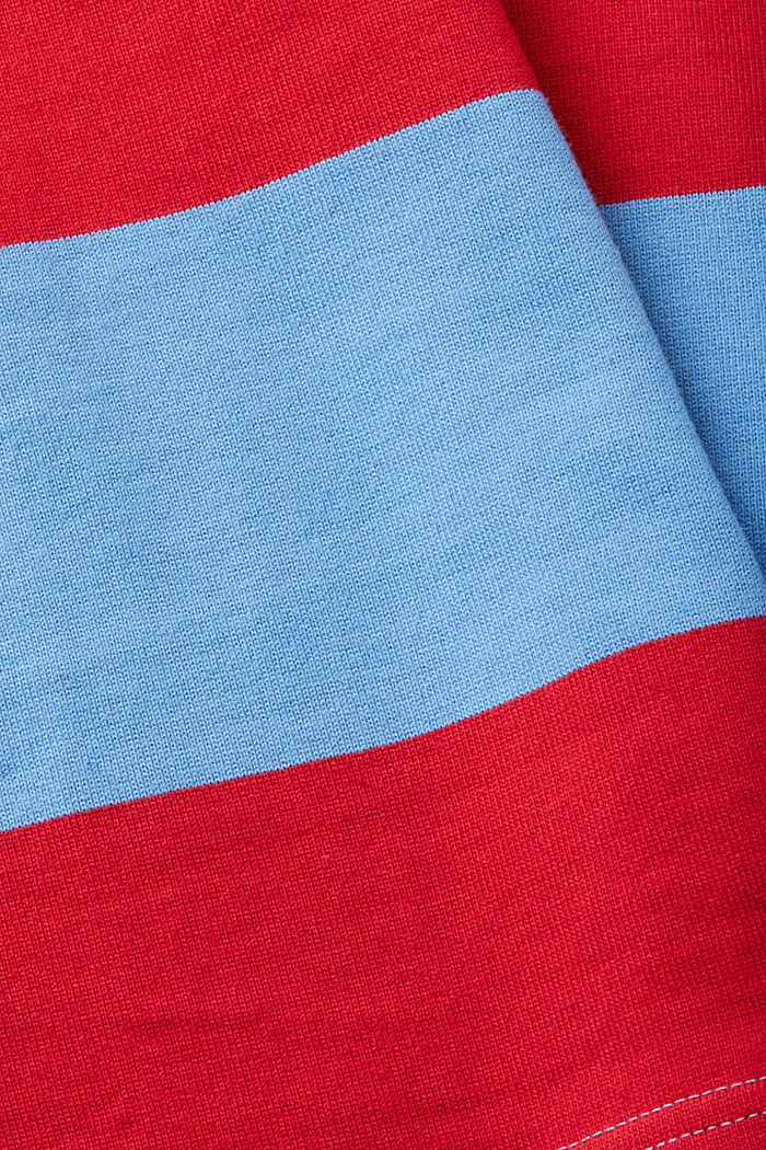 條紋橄欖球POLO衫, 淺藍色, detail-asia image number 5