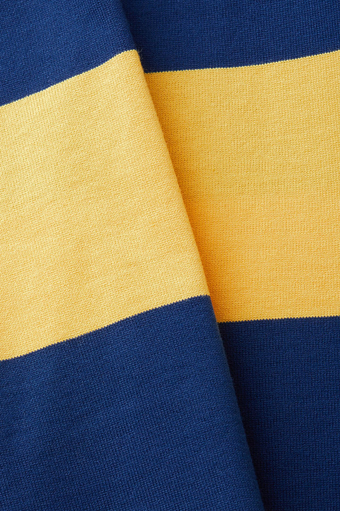 條紋橄欖球POLO衫, 黃色, detail-asia image number 4