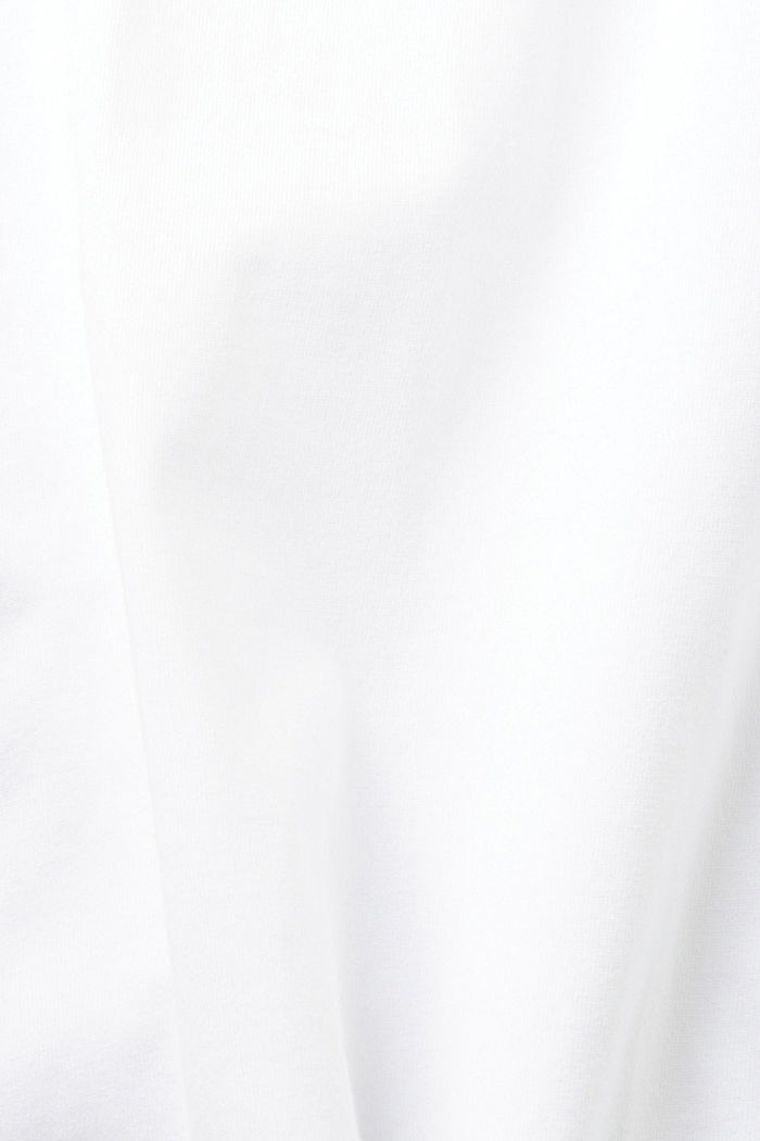 LOGO標誌印花T恤, 白色, detail-asia image number 5
