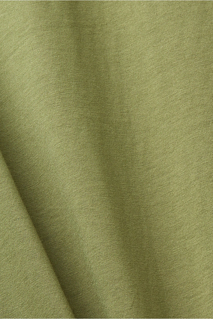 LOGO標誌印花T恤, 橄欖綠, detail-asia image number 5